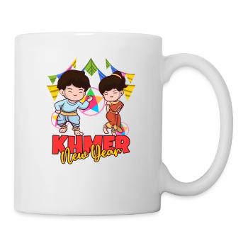 Cambodge Khmer Nouvel An Choul Chnam I Cadeau - Mug blanc - blanc - Droite