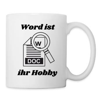 Witziger Serientitel - Optimal für Karneval, Malle - Tasse - Weiß - Rechts