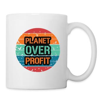 Planet over Profit - Mug - white - Right