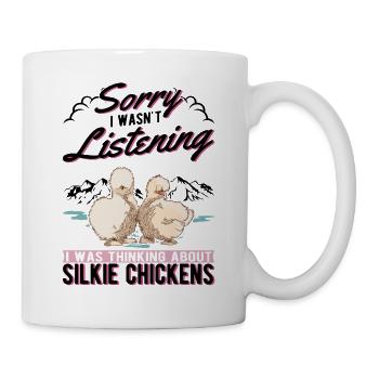 Silk Chicken Cadeau Silkie Chicken Silkie Chicken - Mug blanc - blanc - Droite