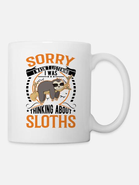 Faultier Liebhaber - Tasse - Weiß