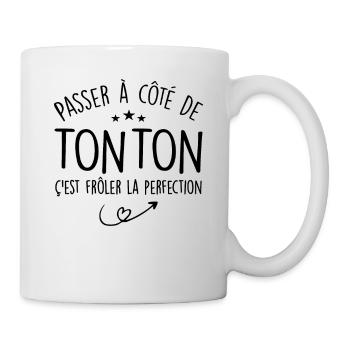 Tonton Humour, Cadeau Humour Humoristique Tonton - Mug blanc - blanc - Droite