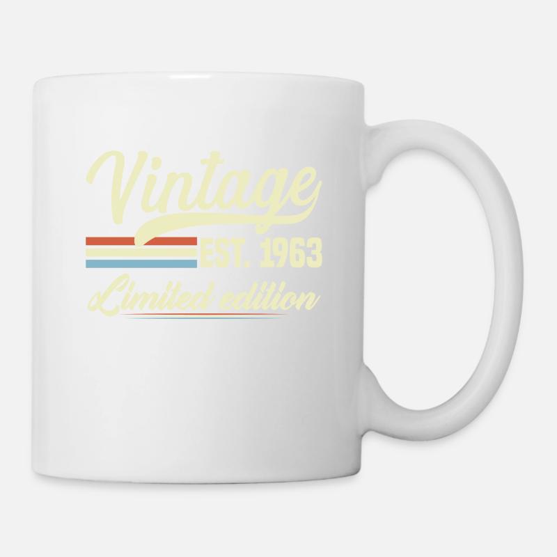 1963 Vintage 1963 Geburtstagsgeschenk - Tasse - Weiß