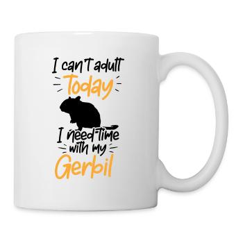 Besoin de temps avec gerbille rongeur Gerbille - Mug blanc - blanc - Droite