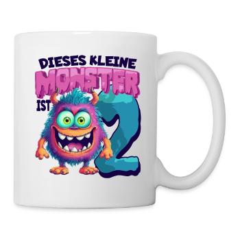 Dieses kleine Monster ist 2 - zwei Jahre - 2. - Tasse - Weiß - Rechts