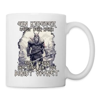 Ragnar Legendärer Krieger Wikinger Nordisch - Tasse - Weiß - Rechts
