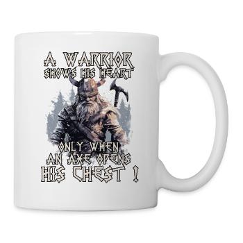 Wolf Odins Symbol der Stärke Wikinger Krieger - Tasse - Weiß - Rechts