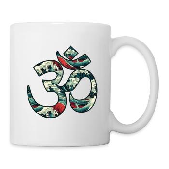 Cosmic Resonance: The Sacred Om - Tasse - Weiß - Rechts