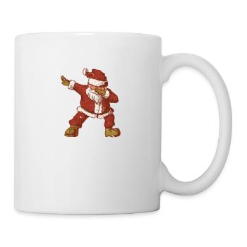 Noël Dabbing Père Noël Drôle de Noël Dab - Mug blanc - blanc - Droite
