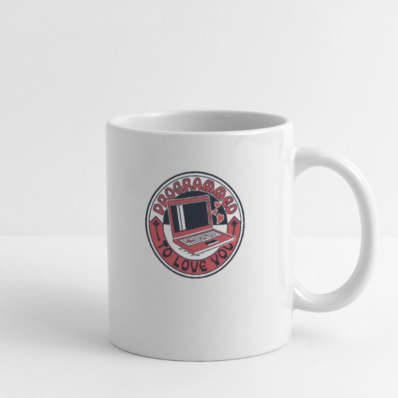 Programmed To Love You Developer Coder Mug