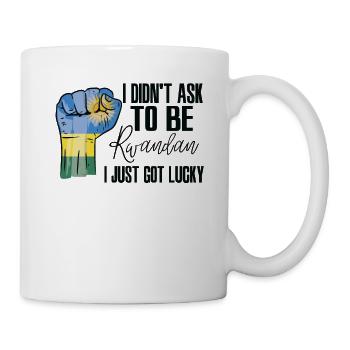 Rwandan Pride Rwanda Flag Grown Rwandan Roots - Mug - white - Right