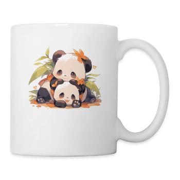 Panda Pandas Panda Bears Baby Panda Animals - Mug - white - Right