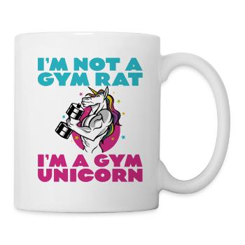 I'm Not A Gym Rat I'm A Gym Unicorn 2 - Tasse - Weiß - Rechts