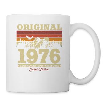 Vintage 1976 Birthday Gift - Mug - white - Right