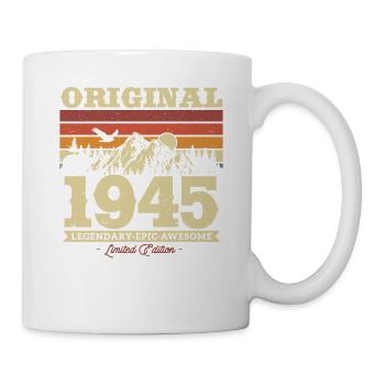 Cadeau 1945 Millésime 78/79 ans - Mug blanc - blanc - Droite