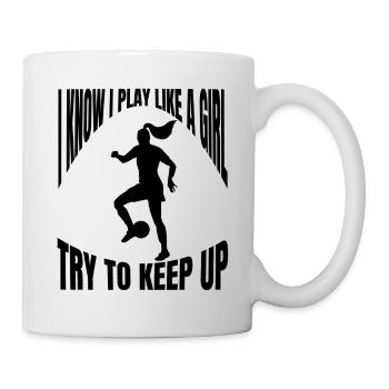 Soccer Design Soccer Team Soccer Player - Mug - white - Right