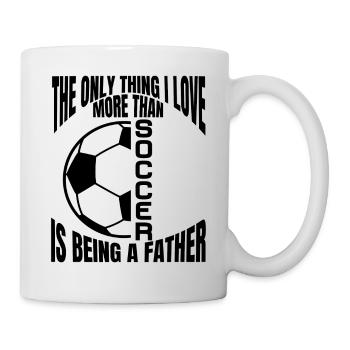 Fußballmannschaft Fußballspieler Fußballdesign - Tasse - Weiß - Rechts