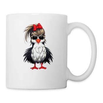 Chicken Mom Chickens Hen Gift Farmer - Mug - white - Right
