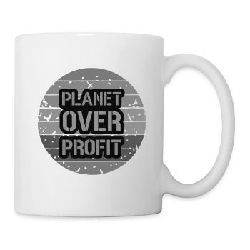 Planet over Profit - Mug - white - Right