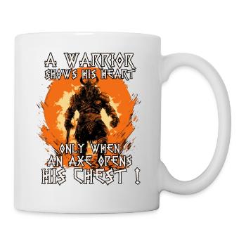 Wikinger Krieger Mutige Krieger des Nordens - Tasse - Weiß - Rechts