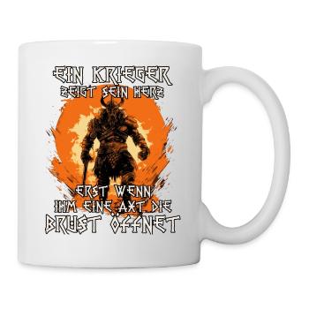 Wikinger Krieger Entdecke die Nordmänner - Tasse - Weiß - Rechts