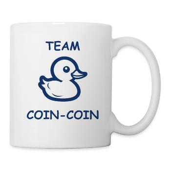 Team Coin coin - Mug blanc - blanc - Droite