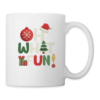 Oh What Fun Merry Christmas Tree Squad Weihnachten - Mug - white - Right
