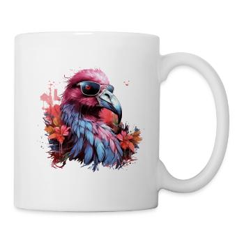 Tropical bird with sunglasses Tropical - Mug - white - Right