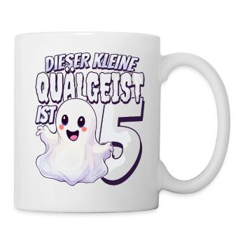 Dieser kleine Quälgeist ist 5 - fünf Jahre - 5. - Tasse - Weiß - Rechts