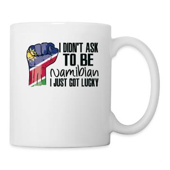 Namibischer Stolz Namibische Flagge Gewachsen - Tasse - Weiß - Rechts