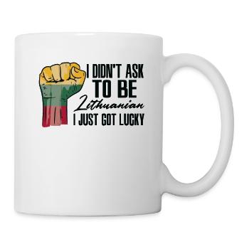 Lithuanian Pride Lithuania Flag Grown Lithuanian - Mug - white - Right