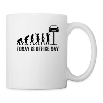Mécanicien automobile - Aujourd’hui est le jour du bureau - Funny Mechani - Mug blanc - blanc - Droite