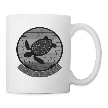 Love our earth - Tasse - Weiß - Rechts