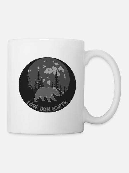 Aimez notre terre - Mug blanc - blanc