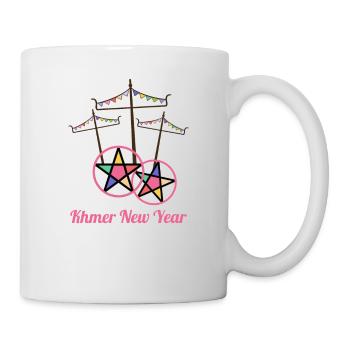 Cambodge Khmer Nouvel An Choul Chnam I Cadeau - Mug blanc - blanc - Droite