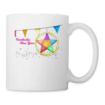 Cambodge Khmer Nouvel An Choul Chnam I Cadeau - Mug blanc - blanc - Droite