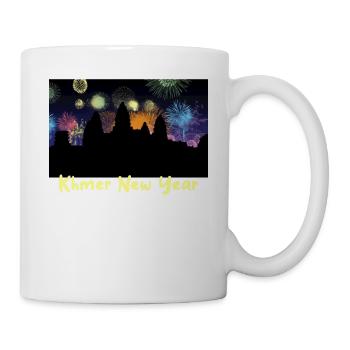 Kambodscha Khmer Neujahr Choul Chnam I Geschenk - Tasse - Weiß - Rechts