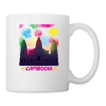 Cambodge Khmer Nouvel An Choul Chnam I Cadeau - Mug blanc - blanc - Droite