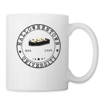 Spooky Halloween Town Design: Salem University - Mug - white - Right