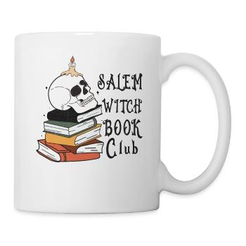 Design rétro d’Halloween: Salem Witch Book Club - Mug blanc - blanc - Droite