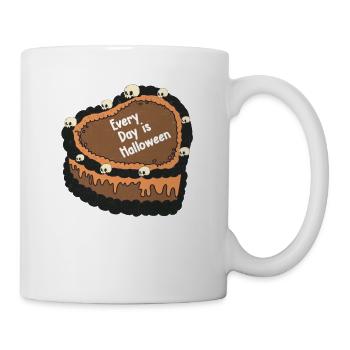 Retro Halloween Cake: Funny Salem 1692 Costume - Mug - white - Right