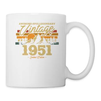 1951 Nostalgia Birthday Present - Mug - white - Right