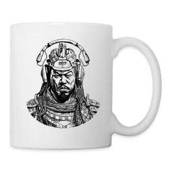 Echoes of the Future: Musical Future Samurai - Mug - white - Right