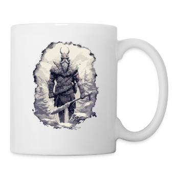 Viking Pride Wahalla Norse warrior tradition. - Mug - white - Right