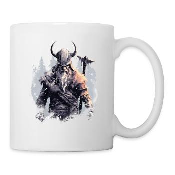 Wikinger Schlachtruf Nordisches Wikinger - Tasse - Weiß - Rechts