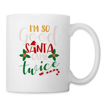 Je suis si bon que le Père Noël deux fois - Mug blanc - blanc - Droite