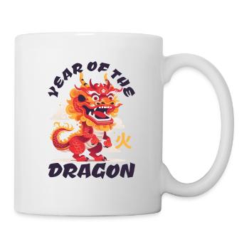 Chinesisches Neujahr Drache Vietnam I Geschenk - Tasse - Weiß - Rechts
