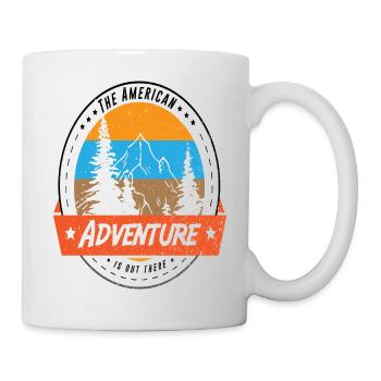 The American Adventure is out there - Tasse - Weiß - Rechts