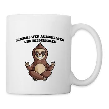 Yoga Sloth teacher - Tasse - Weiß - Rechts