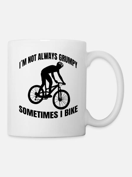 Fahrrad Fahrradfahrer Radfahren Radeln Radfahrer - Tasse - Weiß